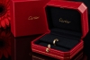 Cartier Love Creole Kleines Modell Einzelner Ohrring in Gelbgold 750 OVP 