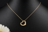 Tiffany & Co. Herz Anhänger Elsa Peretti Open Heart in 750er Gelbgold 