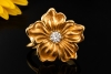 Carrera y Carrera Ring Emperatriz Medium Blume mit Diamant Gelbgold 750 