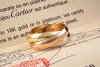 Trinity de Cartier Ring Großes Modell 750er Gold Tricolor Full Set Gr 65 