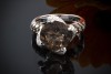 Exklusiver RAUCHQUARZ Ring mit Brillanten weiß & Braun in 750er Weißgold  