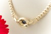 Zeitloses Cartier Meisterwerk Collier mit Saphir Cabochon & Brillanten Gold 750 