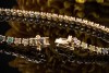 Armband Tennisarmband mit 2,3 Ct. Diamanten Gelb und Blau 750er Gelbgold 