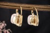 Pomellato Ohrringe Ohrstecker Nudo Classic Rosenquarz Gelbgold 