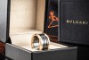 BVLGARI B.zero1 4-Band Ring Schwarze Keramik Roségold OVP 56 Bulgari 