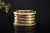 BVLGARI B.zero1 5-Band Ring beweglich in 750er Gelbgold Neuwertig Gr. 54 