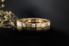 Cartier Lanières Ring Memoire 10 Diamanten Brillanten in 750er Gelbgold 