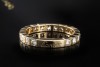 Cartier Lanières Ring Memoire mit Diamanten Brillanten in 750er Gelbgold 