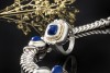 Tiffany & Co Schmuckset Vintage Collier Ring Lapislazuli Silber und Gold 