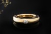 Cartier Klassischer Solitär Ring 1 Diamant Brillantschliff Gelbgold 750 