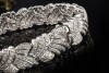 Armband mit Diamanten in 750er Weißgold Detailverliebtes Gliederarmband 