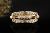 Cartier Ring Maillon Panthère Vintage Modell Diamanten in Gelbgold 750 