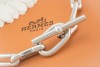 Hermes Collier Chaine D'Argent Halskette Großes Modell in 925er Silber 