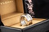 BVLGARI Ring B.zero1 4-Band in 750er Weißgold Full Set OVP Größe 53 