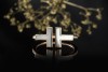 Tiffany & Co. Ring T Wire in 750er Roségold mit Perlmutt 52 anpassbar 