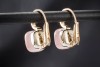 Pomellato Ohrringe Ohrstecker Nudo Classic mit Rosenquarz in 750er Gold 