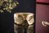 Cartier Ring C de Cartier Rar Offene Schiene geflochten in Gelbgold 750 