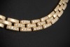 Cartier Collier Kette Maillon Panthère mit Diamanten in 750er Gelbgold 