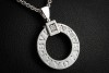 Bvlgari Bvlgari Halskette Collier Kette Anhänger Diamant 750er Weißgold 