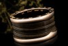 BVLGARI B.zero1 Ring 4-Band Marmor Braun Naturstein 750er Roségold Gr 56 