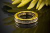 Memoire mit Diamanten 1,50 Ct. Baguette Schliff in 750er Gelbgold Größe 56 