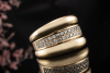 Chopard Ring La Strada mit 2 Reihen Top Diamanten Brillanten in Gold 750 