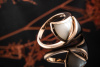 Bulgari BVLGARI Ring Divas Dream mit Onyx und Perlmutt Rosegold Rotgold 