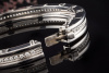 BVLGARI B.zero1 Armband Armreif mit Diamanten Brillanten in Weißgold 750 