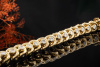 Van Cleef & Arpels Armband Vintage Tennisarmband mit Diamanten Gelbgold 