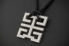 Cartier Collier Kiss of the dragon mit Diamanten Wishknot 750er Weißgold 