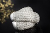 Juwelier Uttermann Ring Crossover 325 Diamanten in 750er Weißgold Arbeit 