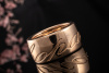 Chopard Chopardissimo Ring Drehring mit Schriftzug Rosegold Rotgold 750 