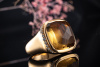 Wempe by Kim Ring Corolle mit Quarz und Diamanten 750er Rosegold Rotgold 