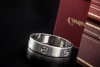Cartier Love Ring klassisches Modell in 750er Weißgold Größe 72 OVP 