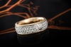 Wellendorff Ring Sternennacht Diamant Drehring in Weißgold Gelbgold 750 