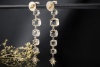 H.Stern Ohrringe Lang Moonlight Nacional Bergkristall Diamanten Roségold 