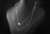 Chopard Collier Happy Diamonds Hearts 122 cm Loop Kette in Weißgold 750 