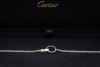 Cartier Love Armband an einer Kette Ringe Armkette in 750er Weißgold OVP 