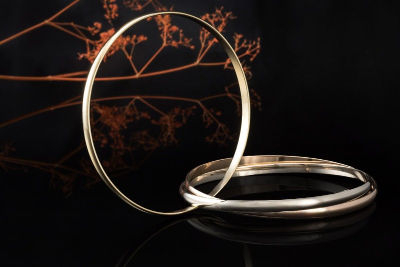 Cartier Armreif Trinity Klassisches Modell Gelbgold Rotgold Weißgold 750 