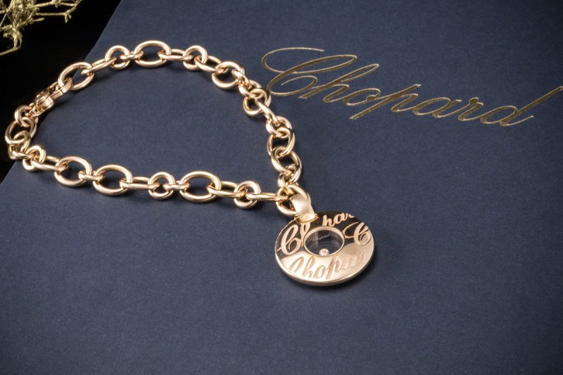 Chopard Armband Chopardissimo mit Diamanten Roségold 750 Gliederarmband 