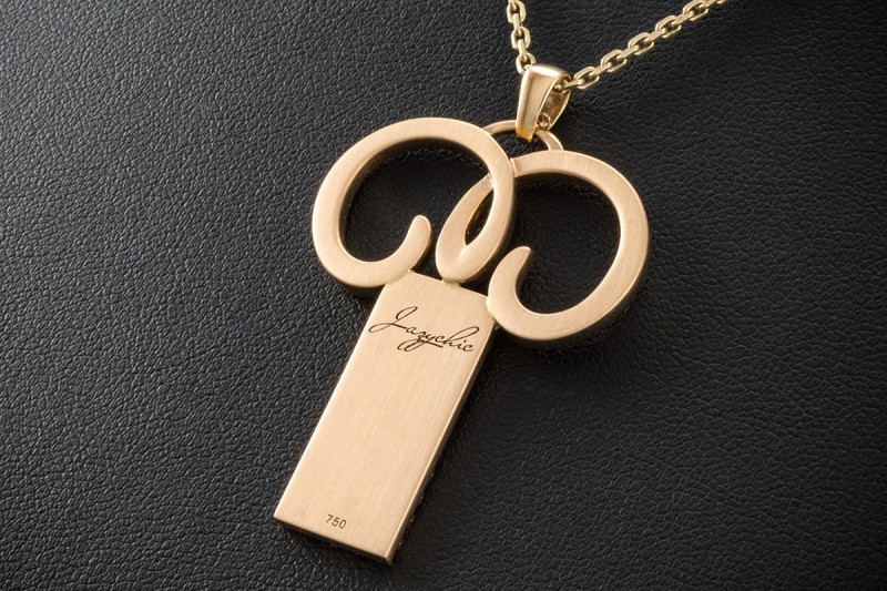 Jazychic Widder Sternzeichen Anhänger Pink Saphir Diamanten Roségold 750 