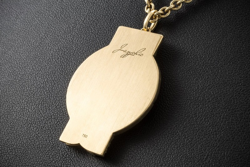 Jazychic Fische Sternzeichen Anhänger Tsavorit Aquamarin Diamanten Gold 