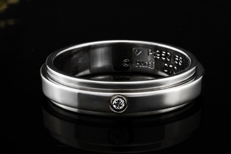 Piaget Possession Ring Solitär Drehring mit Diamant in 750er Weißgold 