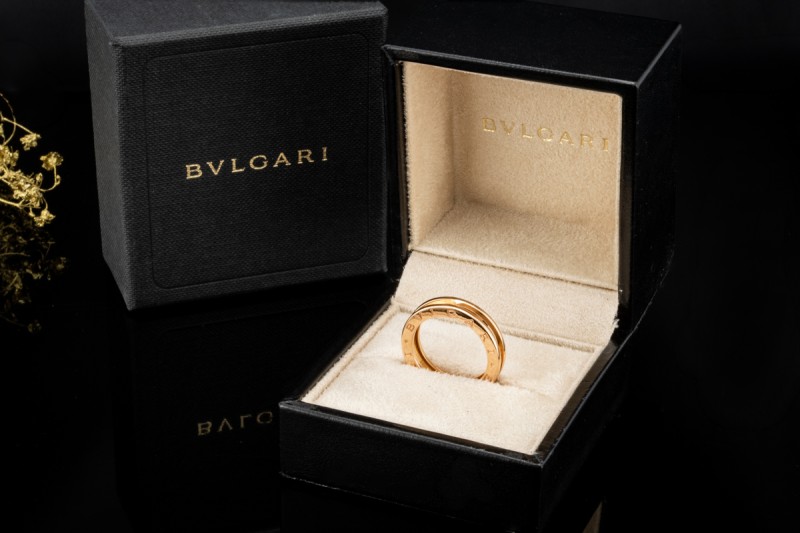 BVLGARI B.zero1 1-Band Ring Klassisch in 750er Roségold Größe 55 OVP 