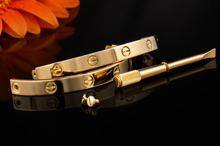 Cartier Love Armreif Armband Klassisches Modell in Gelbgold 750 Größe 18 