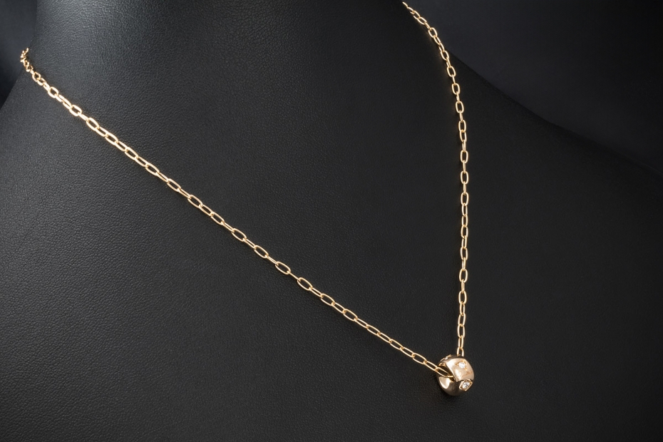 Pomellato Iconica Collier Halskette mit Diamant Anhänger in Roségold 750 