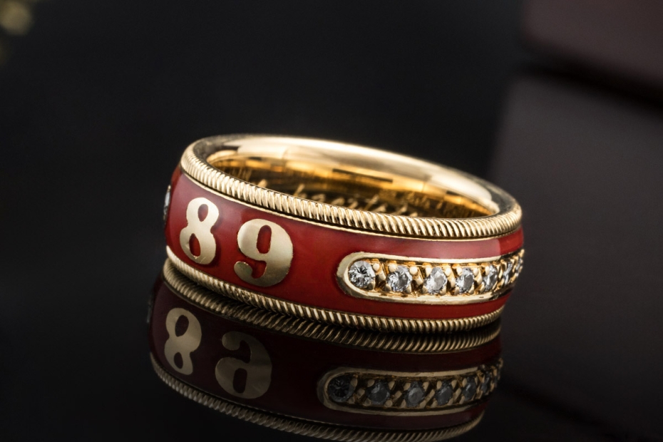 Wellendorff Ring Unikat 1989 Sammlerstück aus prominentem Familienbesitz 