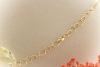 Collier Kette mit Citrin & Rauchquarz in 750er Gelbgold 48 cm lang 