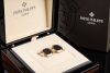 Patek Philippe Calatrava Manschettenknöpfe mit Onyx in Roségold 750 OVP 