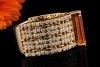 Hollfelder Creations Ring Mandarin Granat und Diamanten in Gelbgold 750 